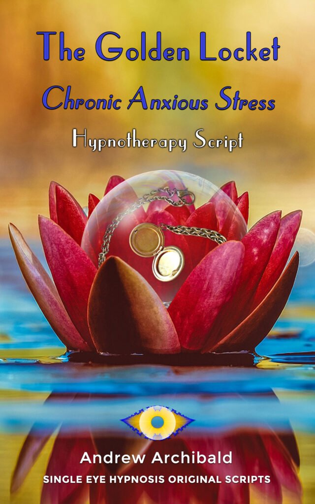 Cover graphic for hypnotherapy script covering chronic low mood, negativity.